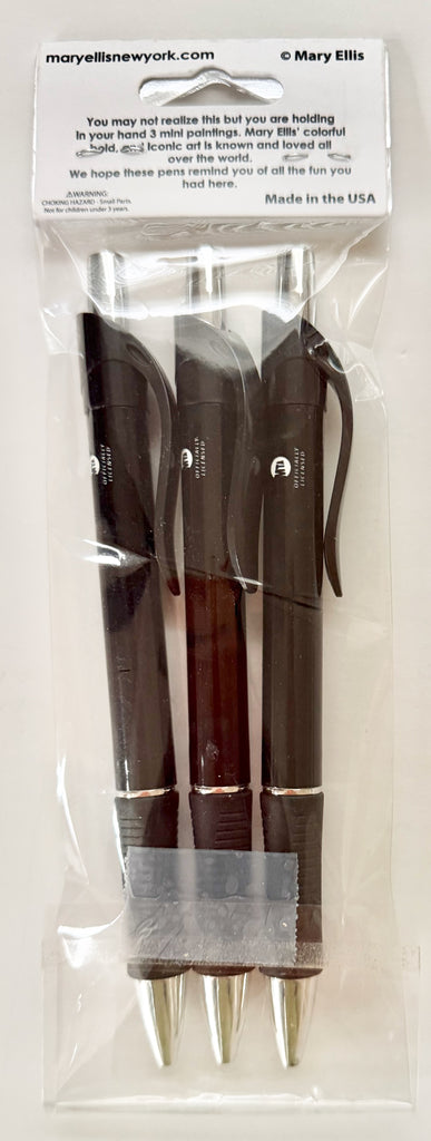 New York MTA Mets Citi Field Station Pen Set of 3