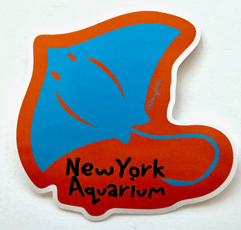 Stingray Aquarium Animal Giant Sticker