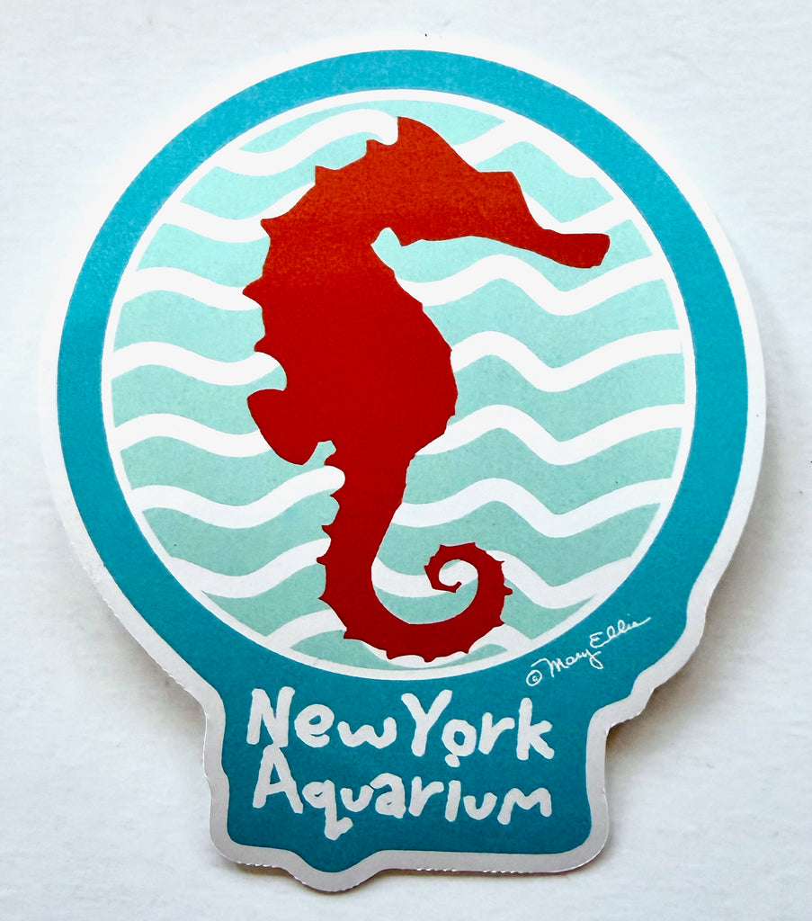 Seahorse Aquarium Animal Giant Sticker