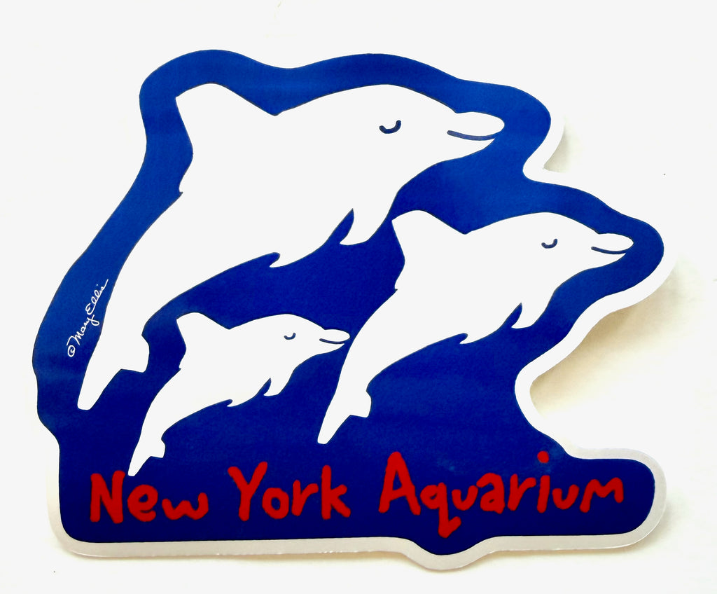 Dolphin Aquarium Animal Giant Sticker