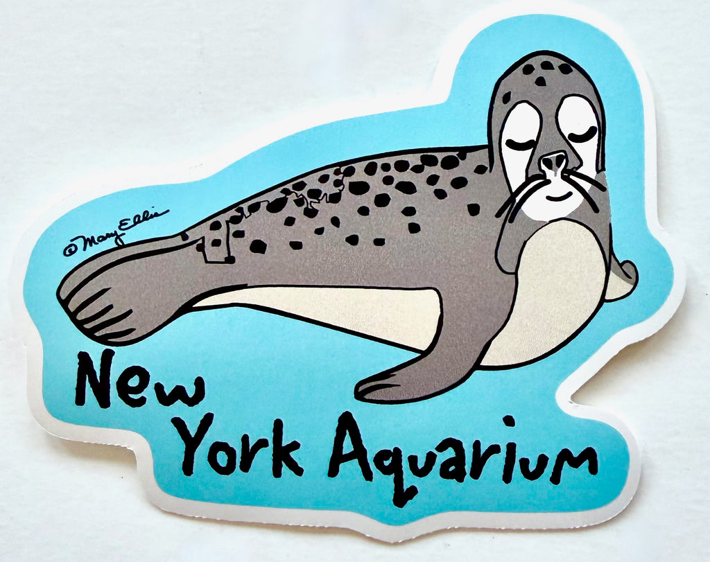 Cute Seal Aquarium Animal Giant Sticker