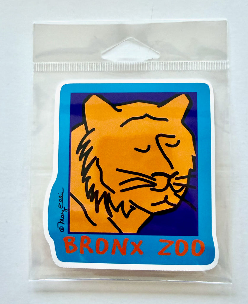 Cute Tiger Zoo Animal Giant Sticker