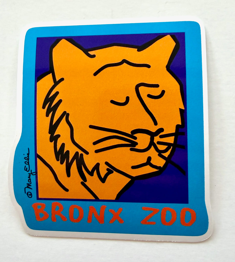 Cute Tiger Zoo Animal Giant Sticker