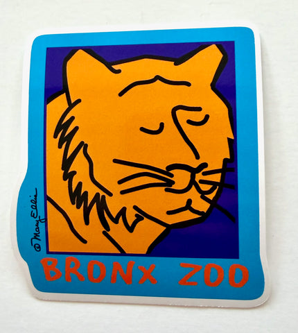 Cute Tiger Zoo Animal Giant Sticker