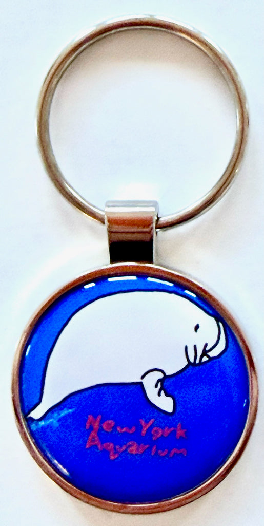 Manatee Custom Aquarium Zoo Keychain
