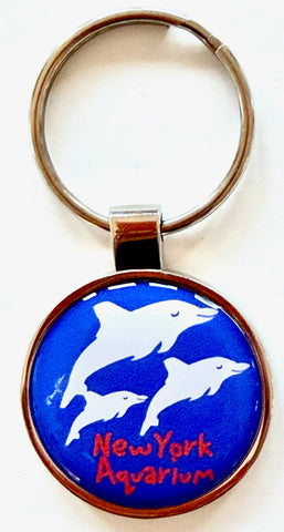 Dolphin Custom Aquarium Zoo Keychain