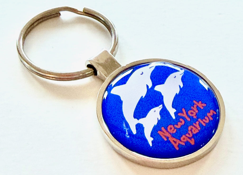 Dolphin Custom Aquarium Zoo Keychain