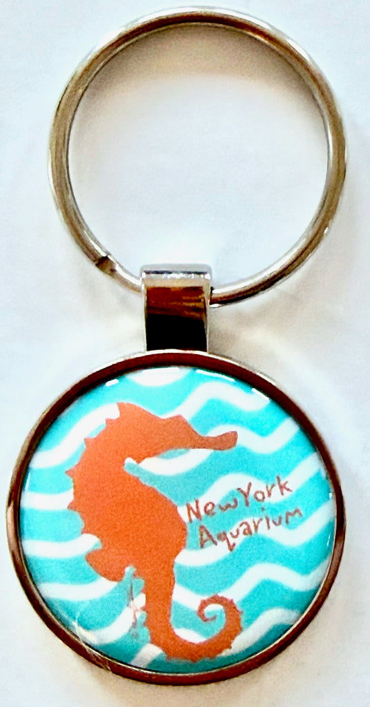 Seahorse Custom Aquarium Zoo Keychain