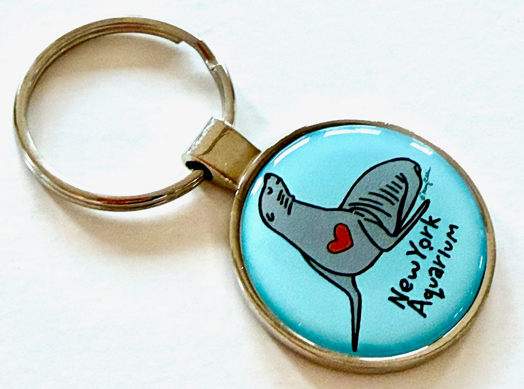 Sea Lion Custom Aquarium Zoo Keychain