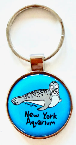Seal Custom Aquarium Zoo Keychain