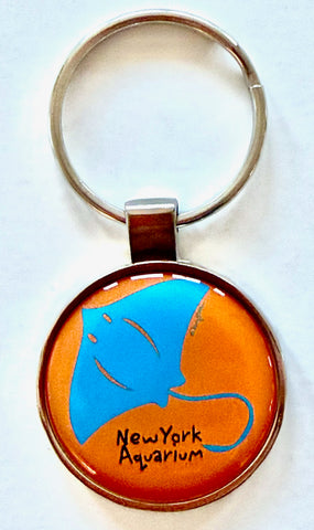 Stingray Custom Aquarium Zoo Keychain