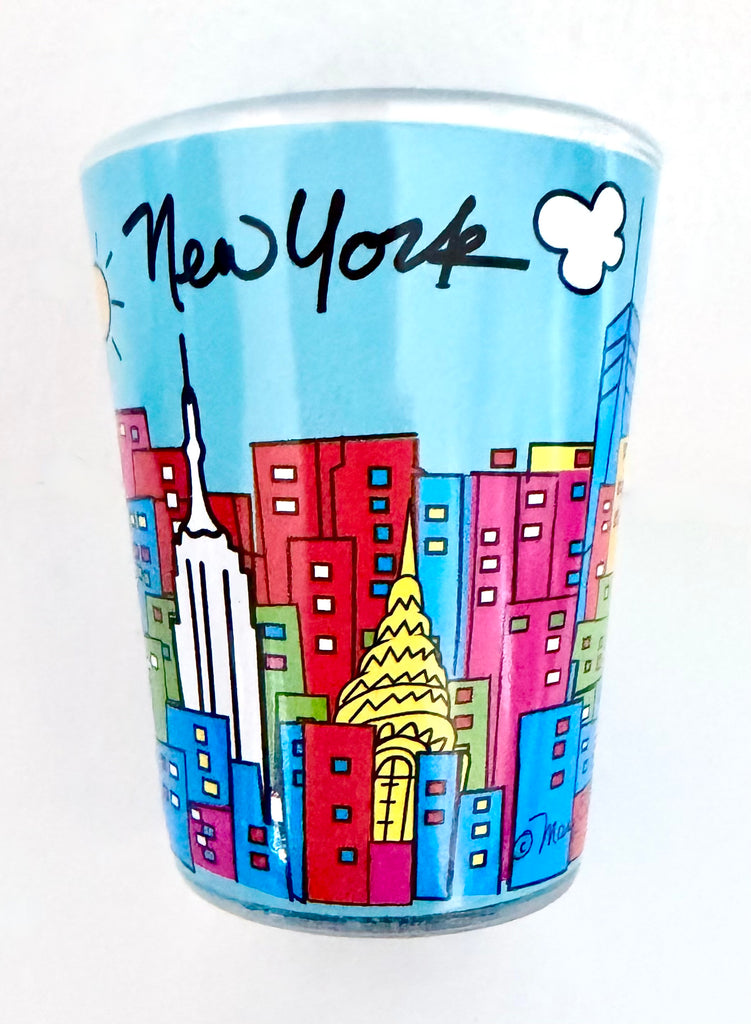 New York Shot Glass Daytime Skyline