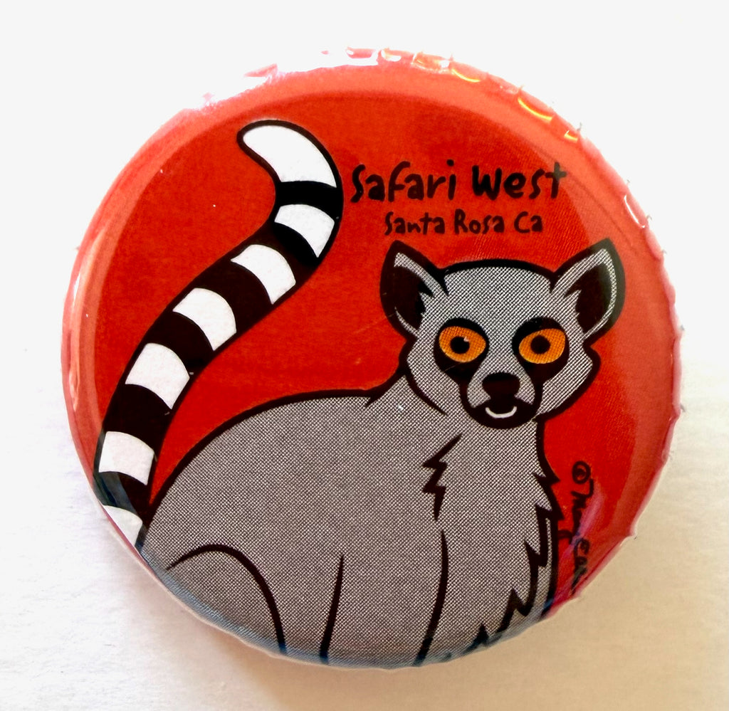 Zoo Animal Buttons Custom Set of 4