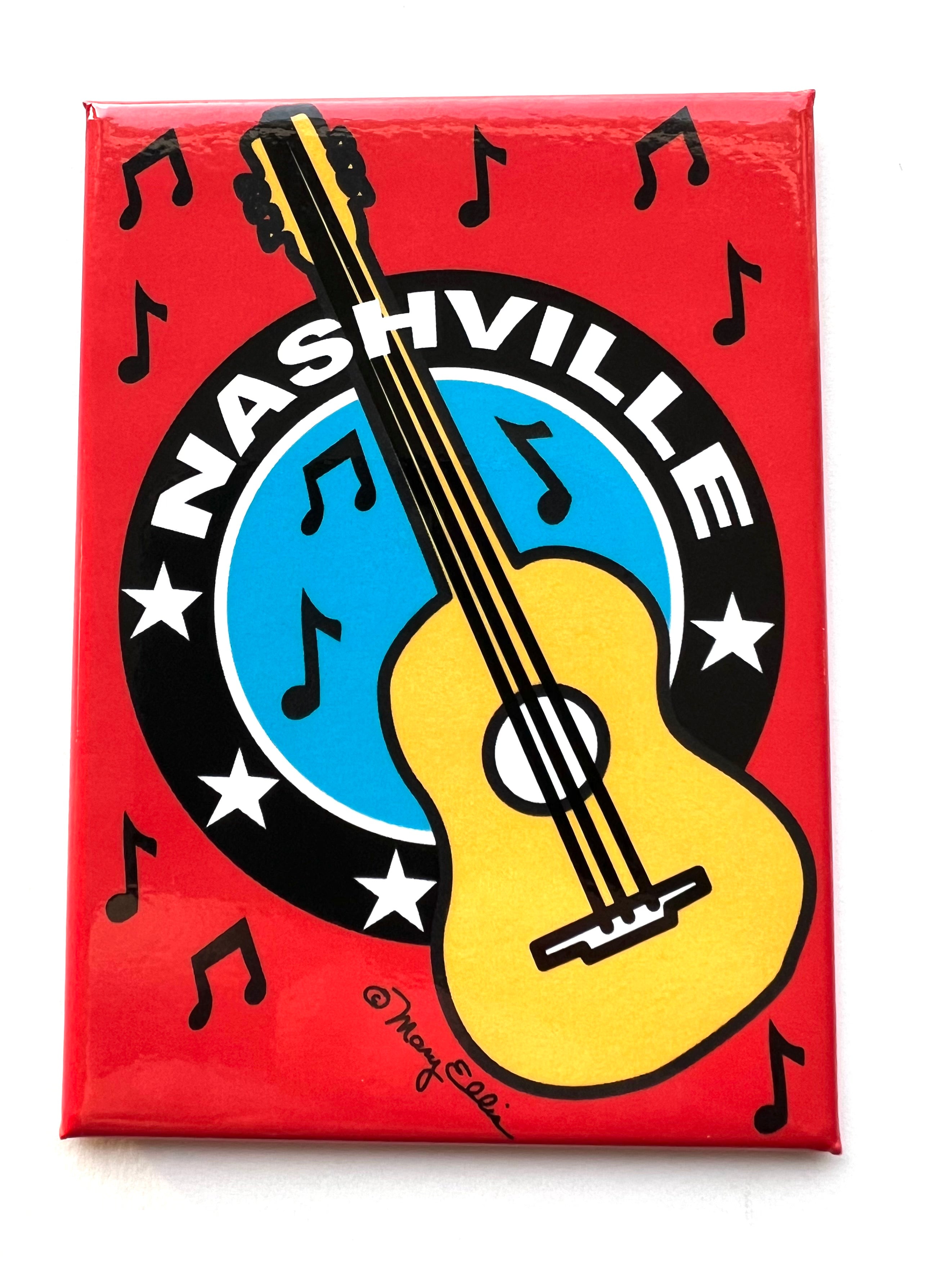 Nashville Tennessee Magnet Guitar By Mary Ellis Fifth Avenue Nashville tennessee magnet guitar by mary ellis fifth avenue