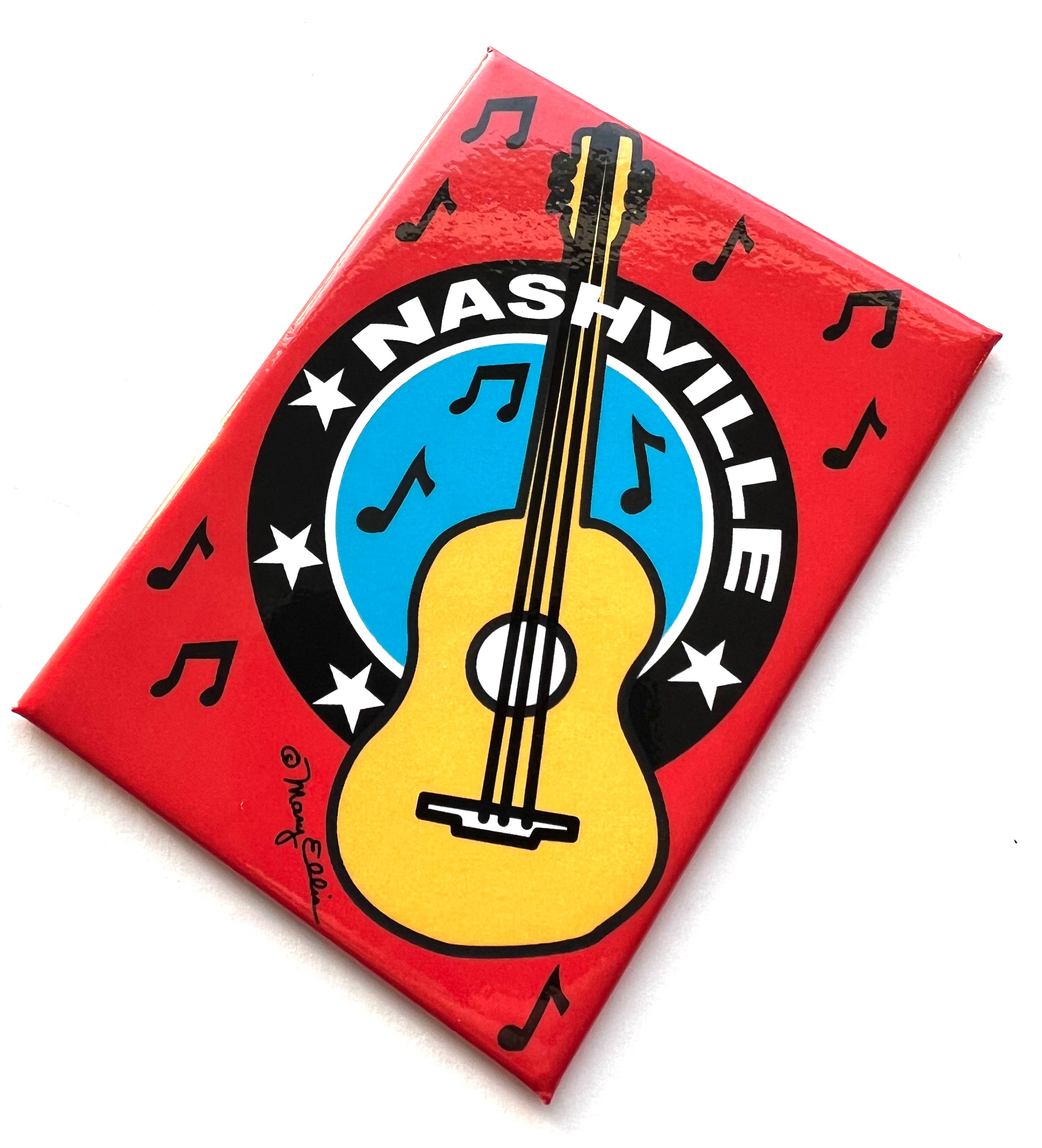 Nashville Tennessee Magnet Guitar By Mary Ellis Fifth Avenue Nashville tennessee magnet guitar by mary ellis fifth avenue