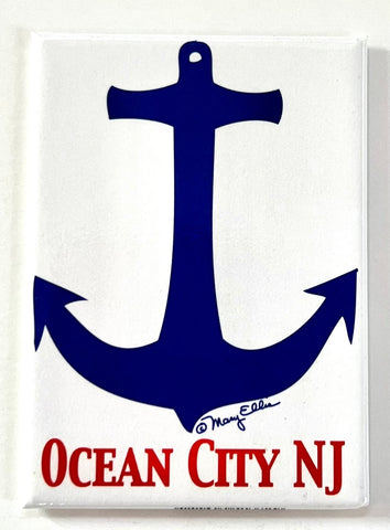 Ocean City New Jersey Shore Anchor Magnet