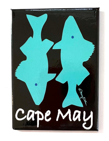Cape May New Jersey Shore 2 Fish Magnet