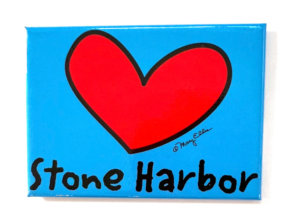 Stone Harbor Magnet New Jersey Shore Heart