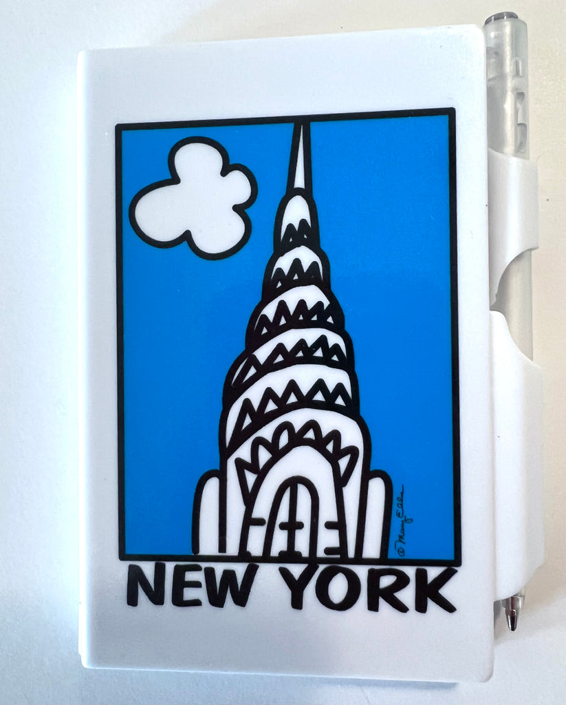 New York Mini Notebook Pen Set Chrysler Building