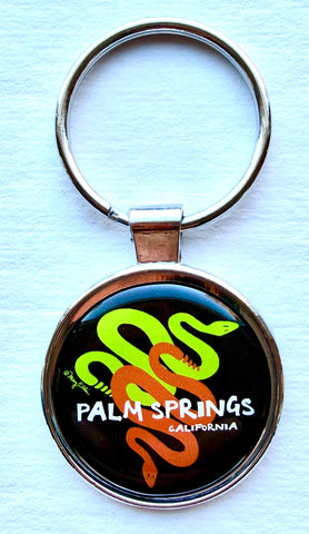Palm Springs Snakes Keychain