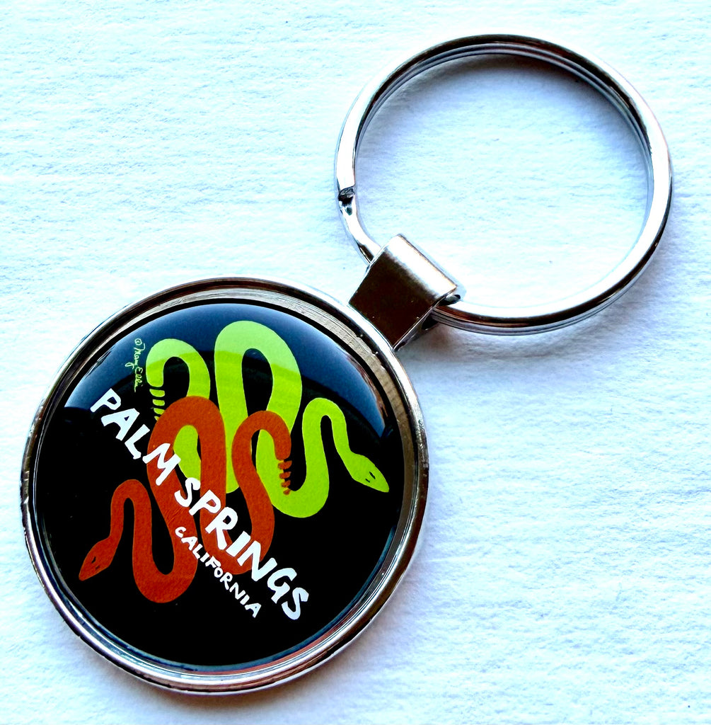Palm Springs Snakes Keychain