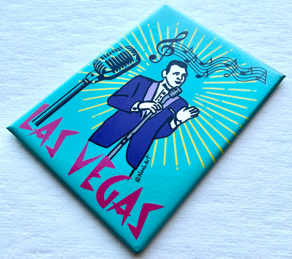 Las Vegas Crooner Magnet