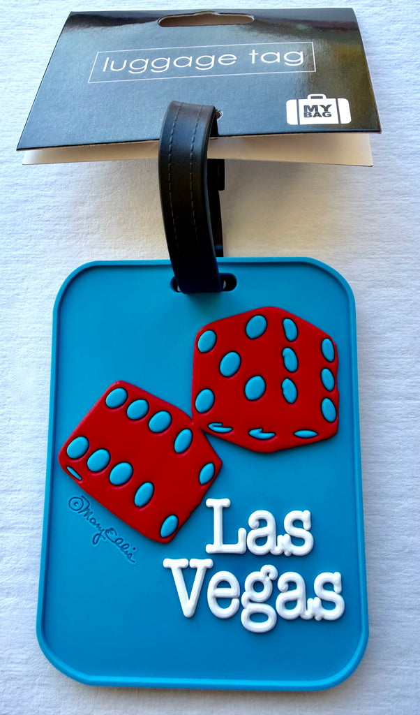Las Vegas Dice 3-D Luggage Tag