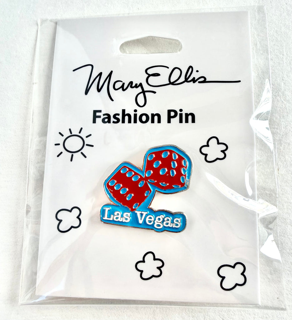 Las Vegas Dice Lapel Pin