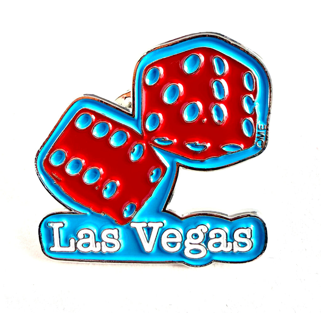 Las Vegas Dice Lapel Pin