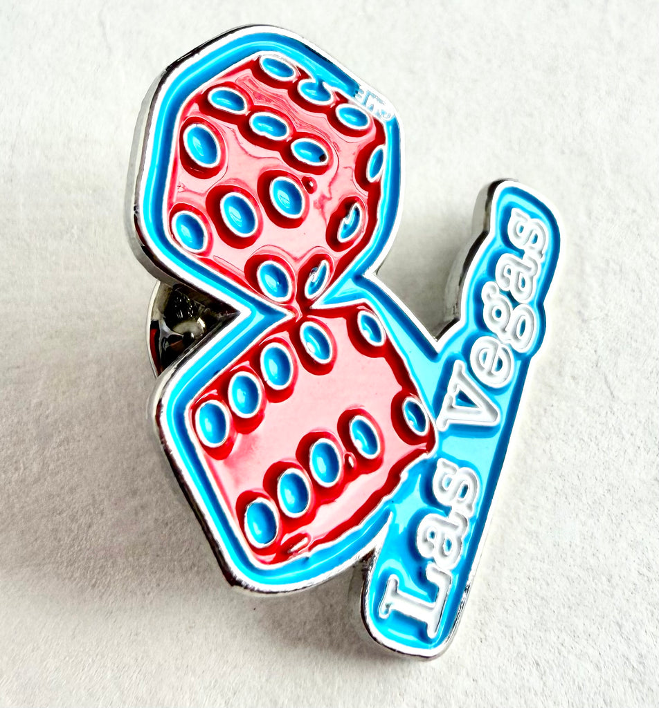 Las Vegas Dice Lapel Pin
