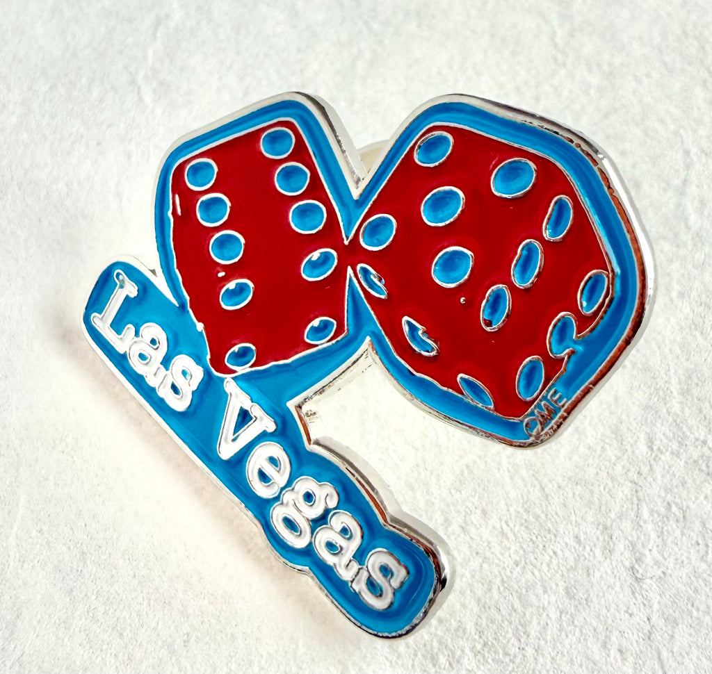 Las Vegas Dice Lapel Pin