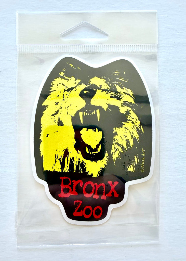 Lion Zoo Animal Giant Sticker