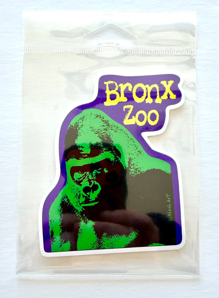 Gorilla Zoo Animal Giant Sticker