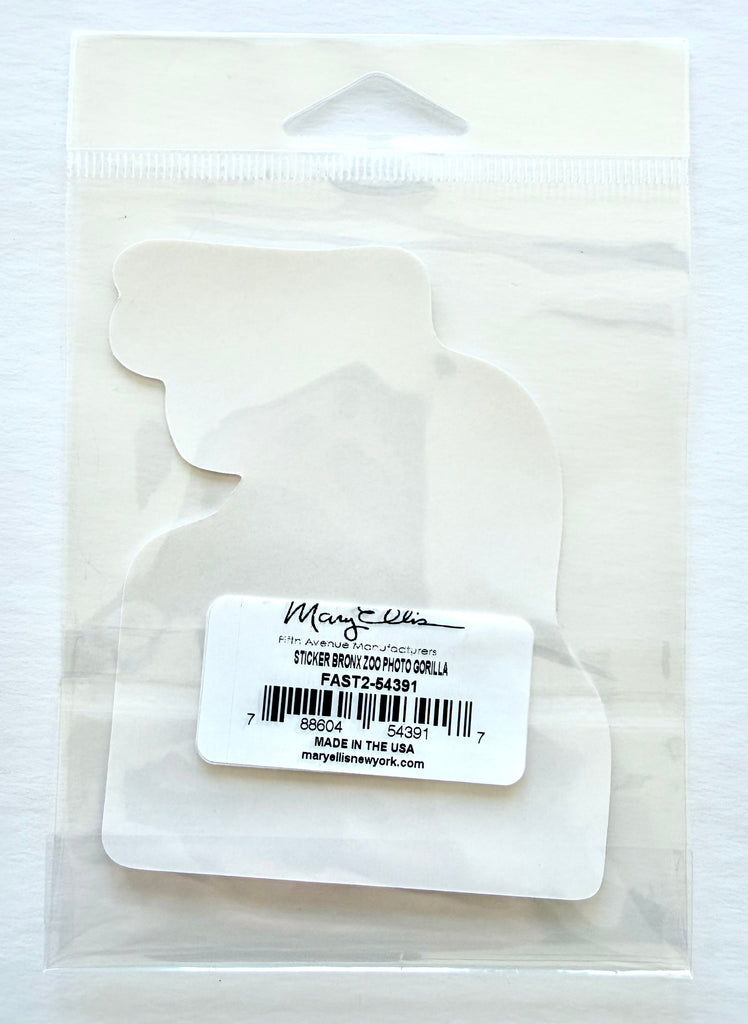 Gorilla Zoo Animal Giant Sticker