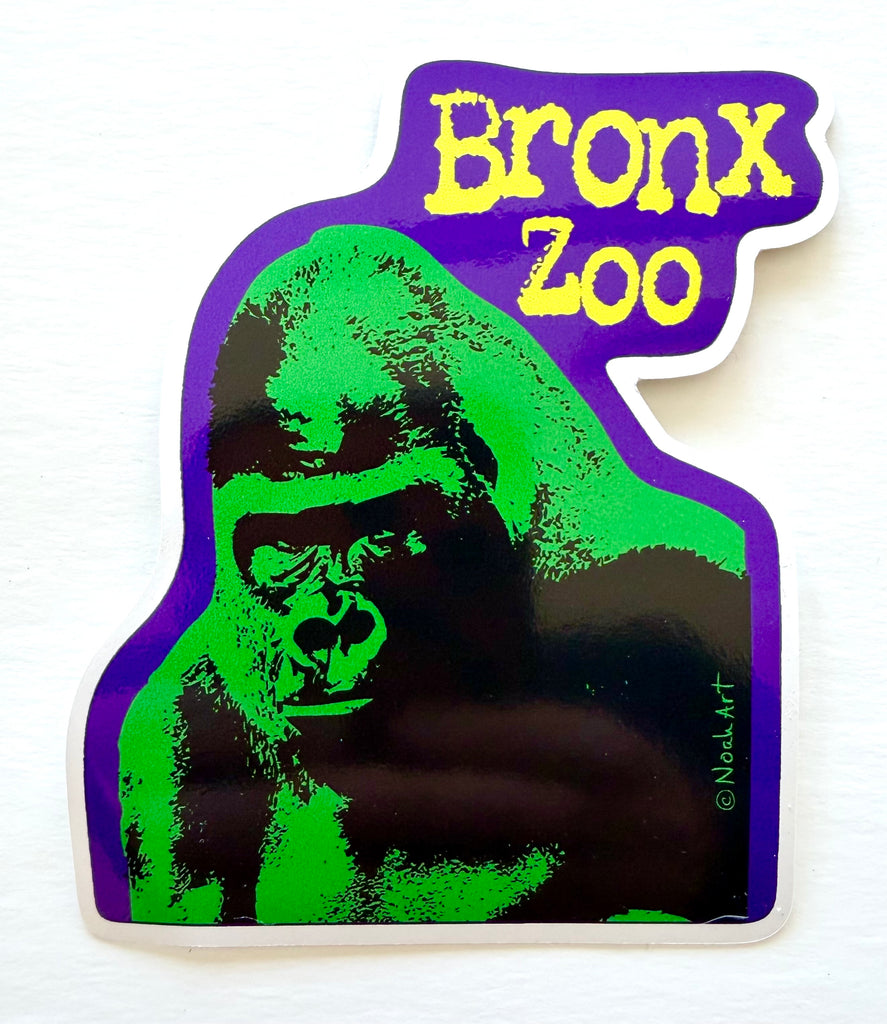 Gorilla Zoo Animal Giant Sticker