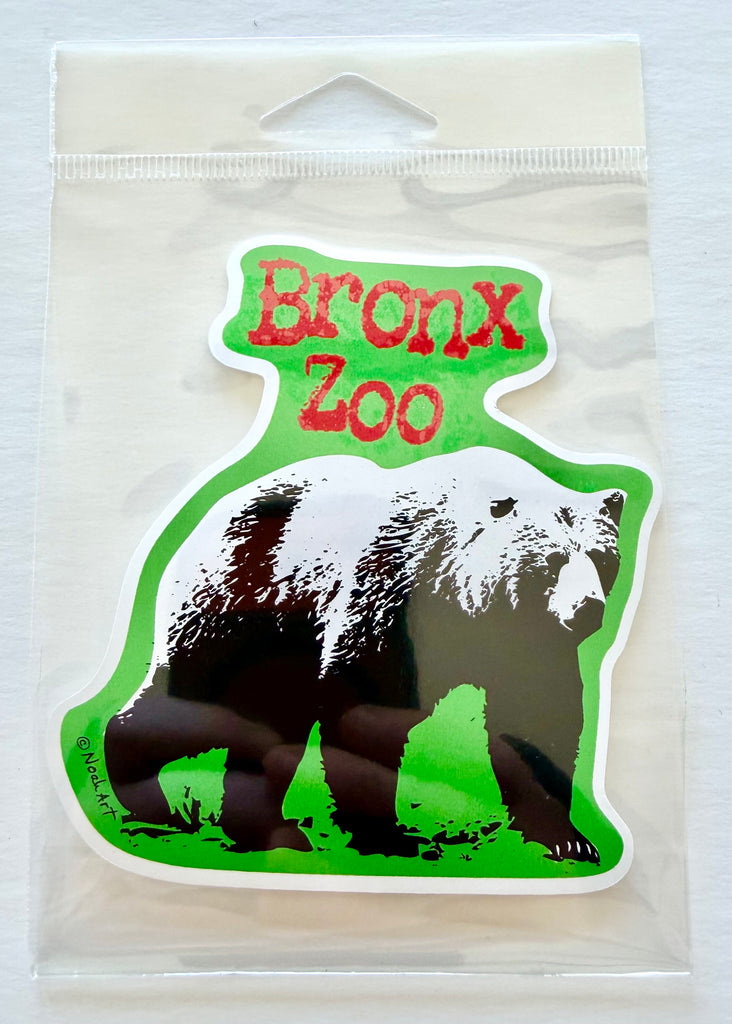 Bear Zoo Animal Giant Sticker