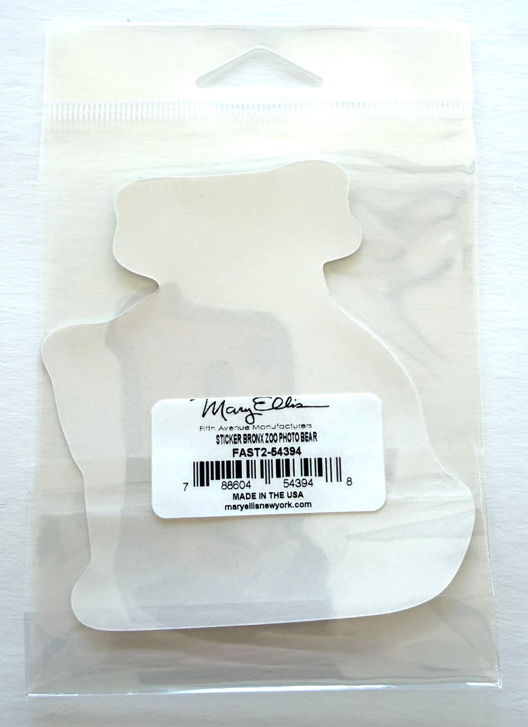 Bear Zoo Animal Giant Sticker