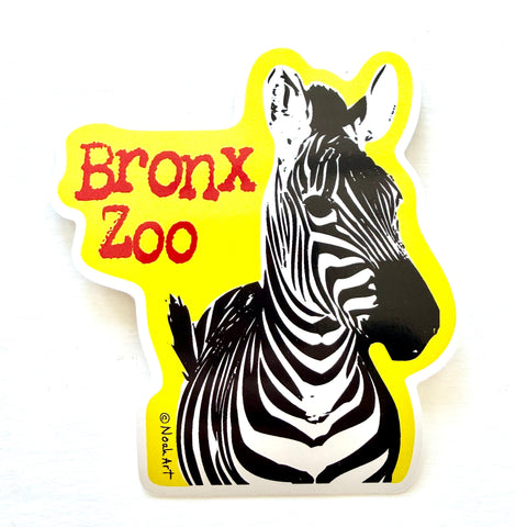 Zebra Zoo Animal Giant Sticker