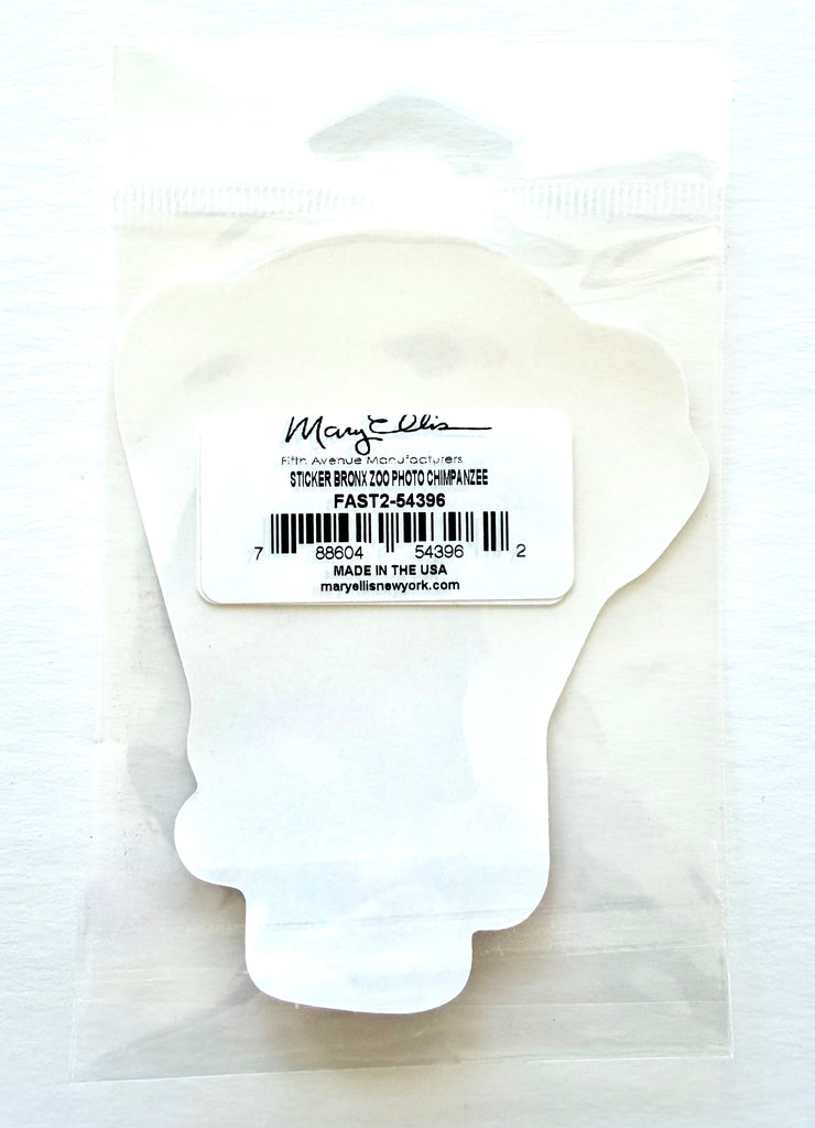 Chimpanzee Zoo Animal Giant Sticker