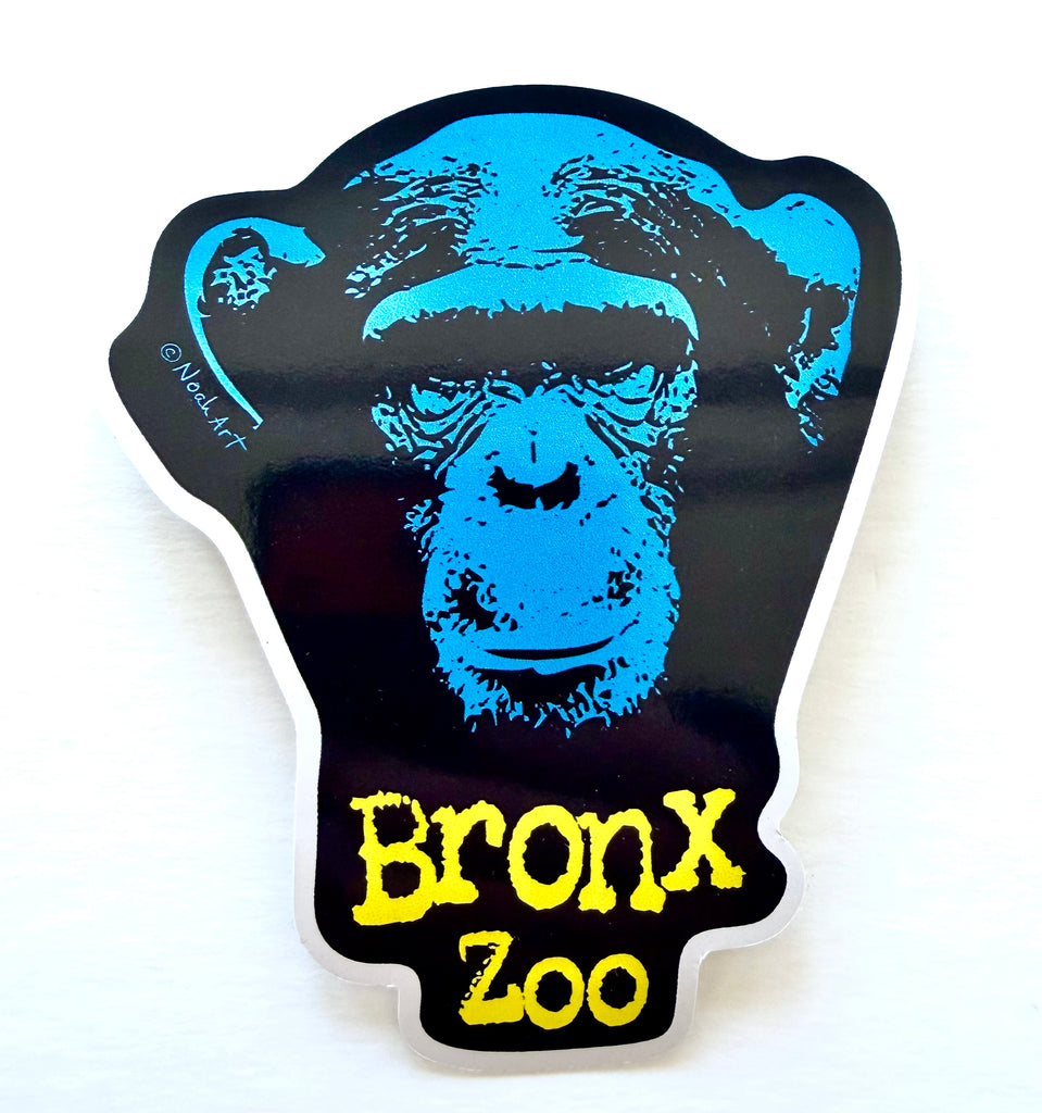 Chimpanzee Zoo Animal Giant Sticker