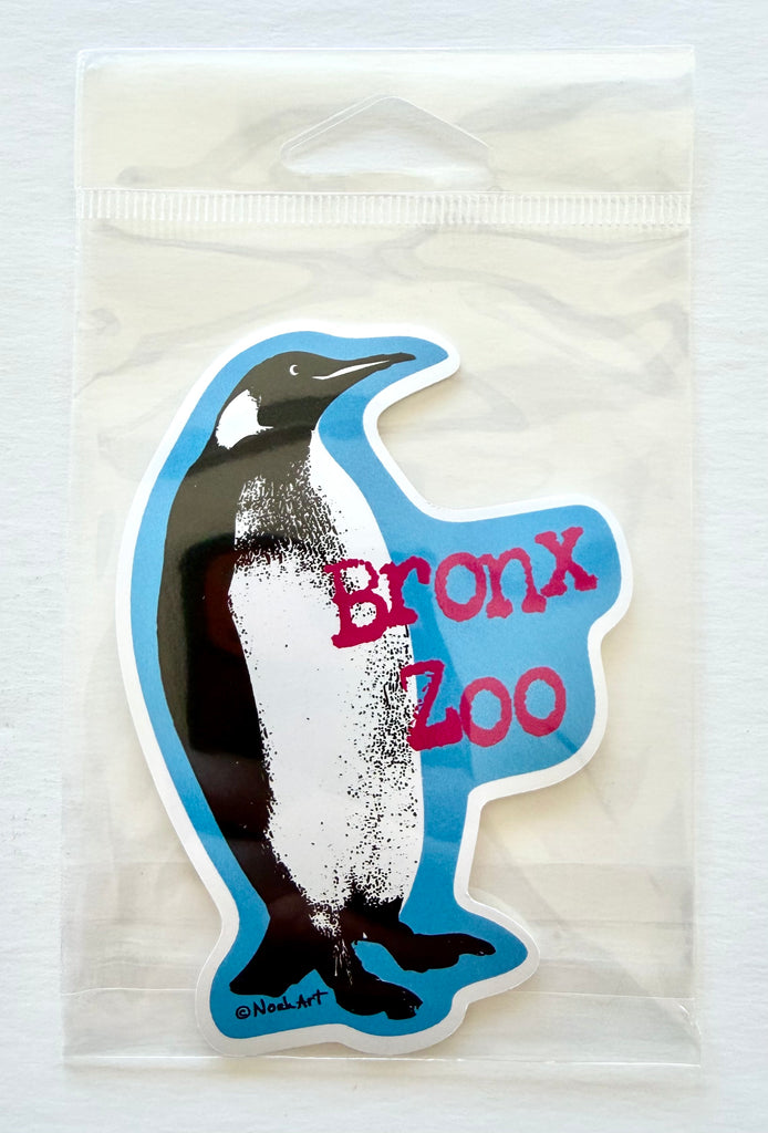 Penguin Zoo Aquarium Animal Giant Sticker