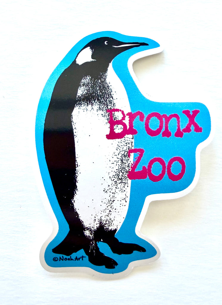 Penguin Zoo Aquarium Animal Giant Sticker