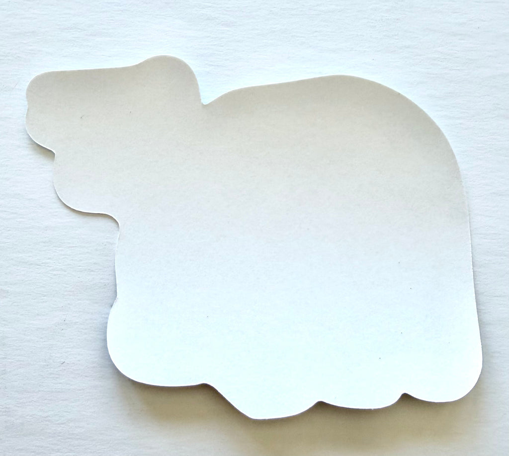 Hippo Zoo Animal Giant Sticker