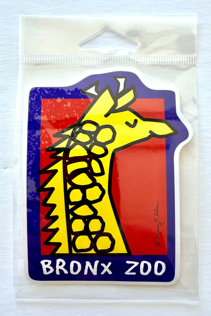 Cute Giraffe Zoo Animal Giant Sticker