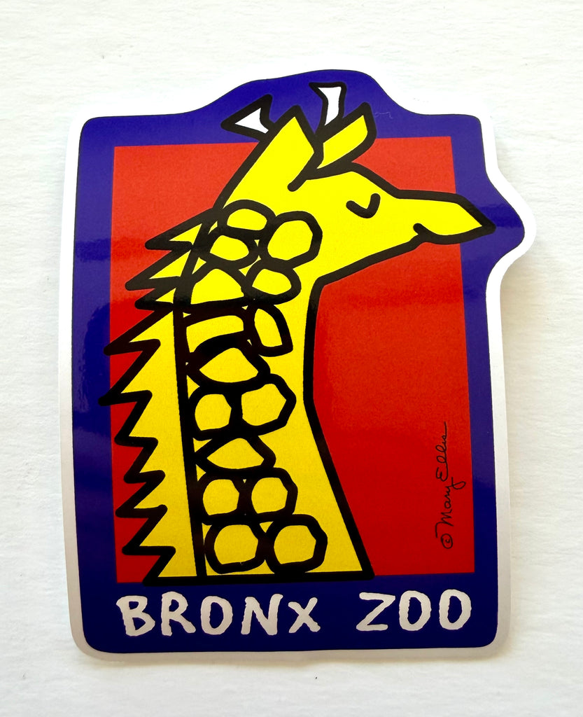 Cute Giraffe Zoo Animal Giant Sticker