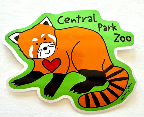 Cute Red Panda Zoo Animal Giant Sticker