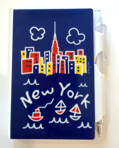 New York Mini Notebook Pen Set NY Harbor