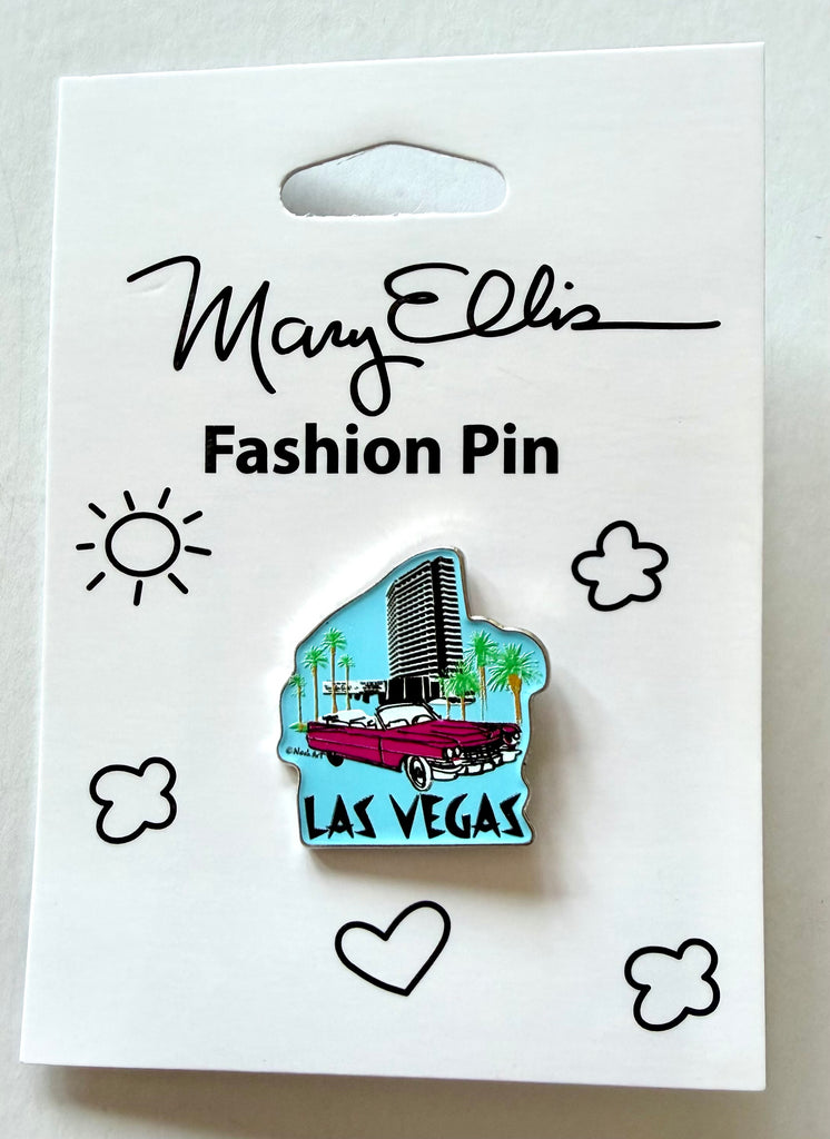 Las Vegas Car Hotel Lapel Pin