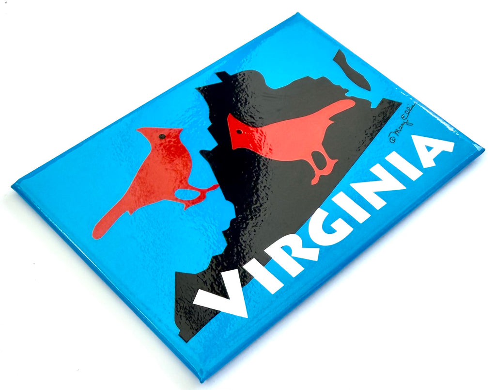 Virginia State Cardinials Magnet