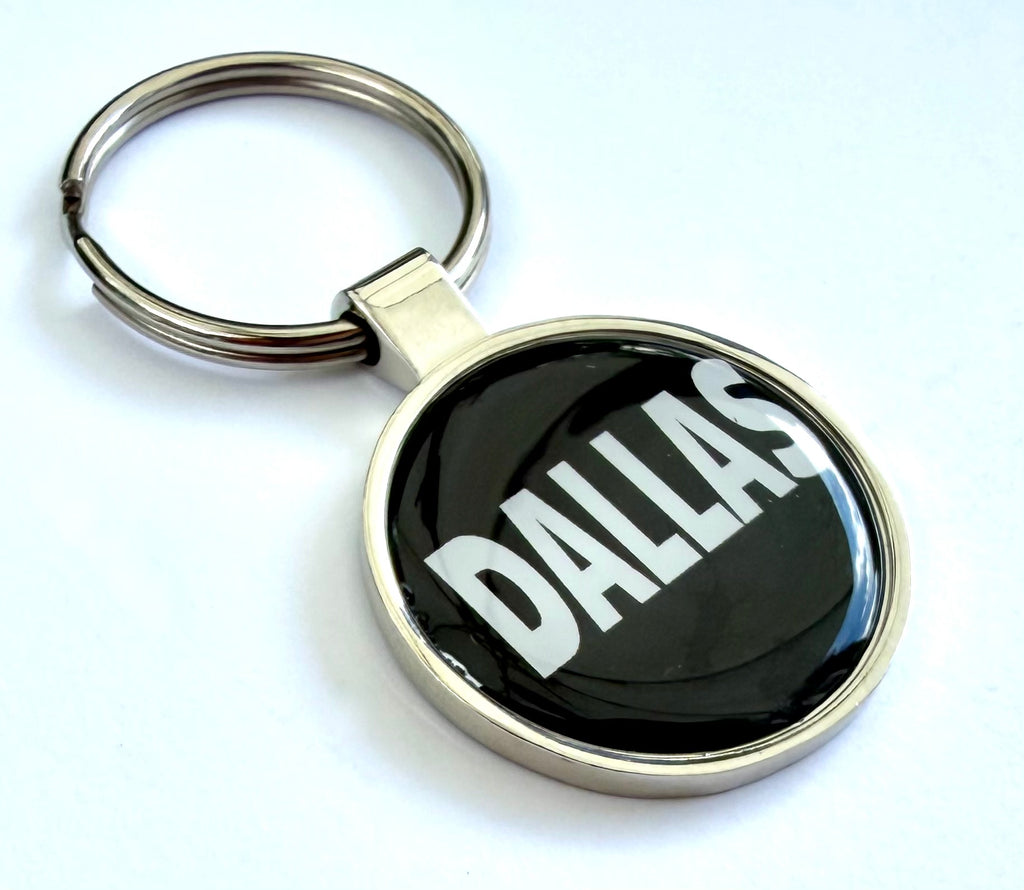 Dallas Text Keychain